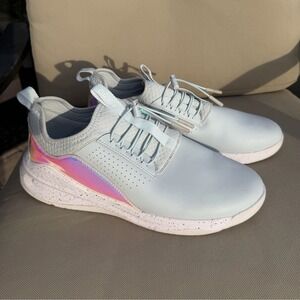 Clove Light Blue W12.5 Low‎ Top Slip-on Athletic Sneakers, Multicolor iridescent
